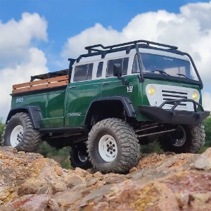하비몬[#90100090] [완제품] 1/10 EMO JT4 4x4 Scale Rock Crawler ARTR (Green) : Jeep M677 Cargo Pickup Truck (크로스알씨 스케일 트럭)[상품코드]CROSS-RC