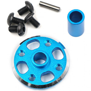 하비몬[#TATT-026BU] Aluminium Spur Gear Adaptor Set for Tamiya TT02 (Blue) (타미야 TT-02)[상품코드]YEAH RACING