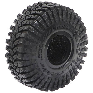 하비몬[#BRTR1-T59BKD] [2개입] 1.0&quot; TPD All-Terrain Tire GEKKO Black w/Open Cell Foams (크기 59 x 18.7mm)[상품코드]BOOM RACING
