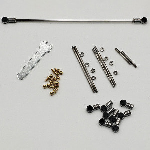하비몬[#RCC-MB30656] Stainless Steel Tie Rod and Steering Linkage Rod Set for Kyosho Turbo Scorpion (교쇼 터보 스콜피온)[상품코드]RC CHANNEL