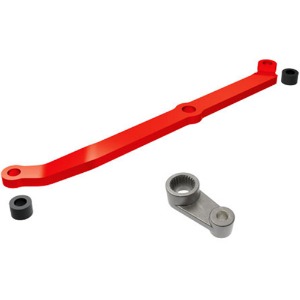 하비몬[#AX9748-RED] [옵션] TRX-4M 6061-T6 Aluminum Steering link w/Metal Servo Horn (Red-Anodized)[상품코드]TRAXXAS