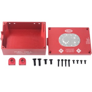 하비몬[#Z-S1122] [수신기 박스] Billet Aluminum Fuel Cell Radio Receiver Box (Red)[상품코드]RC4WD