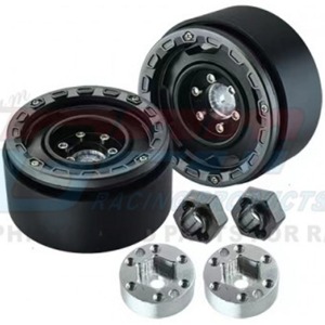 하비몬[#TRX4MZSP1152-BK] [2개입] Aluminum 1.33 Inch Beadlock Wheel Rims Set (4 Poles) (트랙사스 TRX-4M)[상품코드]GPM