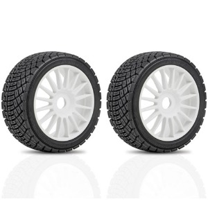 하비몬[#E8398] [2개입｜타이어 미접착] 1/7 KM WRC C3 Wheel &amp; Tire Set[상품코드]KING MOTOR