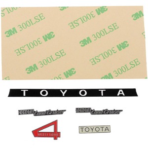 하비몬[#VVV-C1404] Metal Emblem Set for Trail Finder 2 &quot;LWB&quot; w/1980 Toyota Land Cruiser FJ55[상품코드]CCHAND
