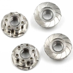 하비몬[YA-0713SV] [4개입] 64 Titanium Wheel Lock Nut 4mm (Type A)[상품코드]YEAH RACING