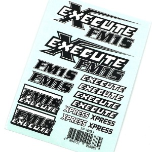 하비몬[#XP-30033] [데칼] Execute FM1S Logo Sticker Decal A6 (크기 148 x 105mm)[상품코드]XPRESS
