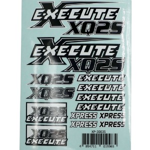 하비몬[#XP-30035] Execute XQ2S Logo Sticker Decal A6 148 x 105mm[상품코드]XPRESS