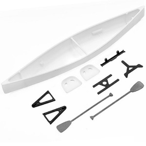 하비몬[#VVV-C1425 ■] [미니어처: 카누] 1/10 Ultra Scale Canoe Set (길이 41cm x 폭 8cm x 높이 4.3 cm)[상품코드]CCHAND