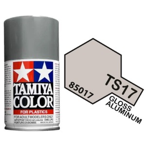 하비몬[#TA85017] TS-17 Gloss Aluminum (타미야 캔 스프레이 도료 TS17)[상품코드]TAMIYA