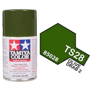 하비몬[#TA85028] TS-28 Olive Drab 2 (타미야 캔 스프레이 도료 TS28)[상품코드]TAMIYA