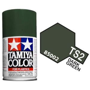 하비몬[#TA85002] TS-2 Dark Green (타미야 캔 스프레이 도료 TS2)[상품코드]TAMIYA