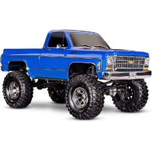 하비몬[**#CB92056-4-BLUE] [완제품 + 조종기] 1/10 TRX-4 High Trail Edition Crawler w/&#039;79 Chevy K10 Truck Body (Blue) w/TQi 2.4GHz Radio[상품코드]TRAXXAS