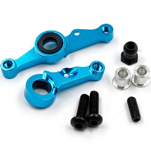 하비몬[#TA01-042BU] Aluminum Bearing Steering Set (Blue) for TA01/TA02[상품코드]YEAH RACING
