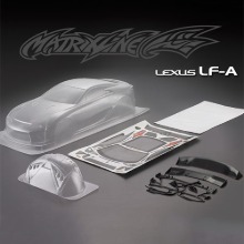 하비몬[선주문필수] [#PC201014] 1/10 Lexus LF-A Body Shell w/Light Bucket, Wing, Decal (Clear｜미도색)[상품코드]MATRIXLINE