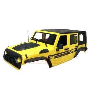 하비몬[선주문필수] [#XS-59765AY] [미조립｜색상사출] Jeep Hard Plastic Body Kit 313mm (Parts A) Ver.2 for Axial SCX10 RC4WD TF2 Yellow[상품코드]XTRA SPEED