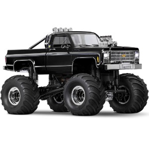 하비몬[**CB98064-1-BLK] (완제품 + 조종기 + 배터리 + 충전기) 1/18 TRX-4MT K10 4WD RTR Monster Truck (Black)[상품코드]TRAXXAS